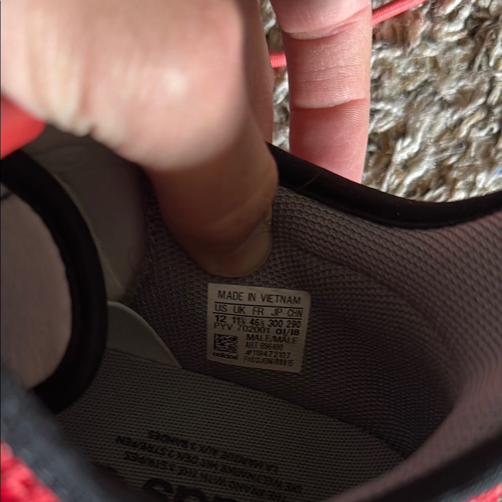 Adidas Men’s Red Sneakers - Picture 4 of 5